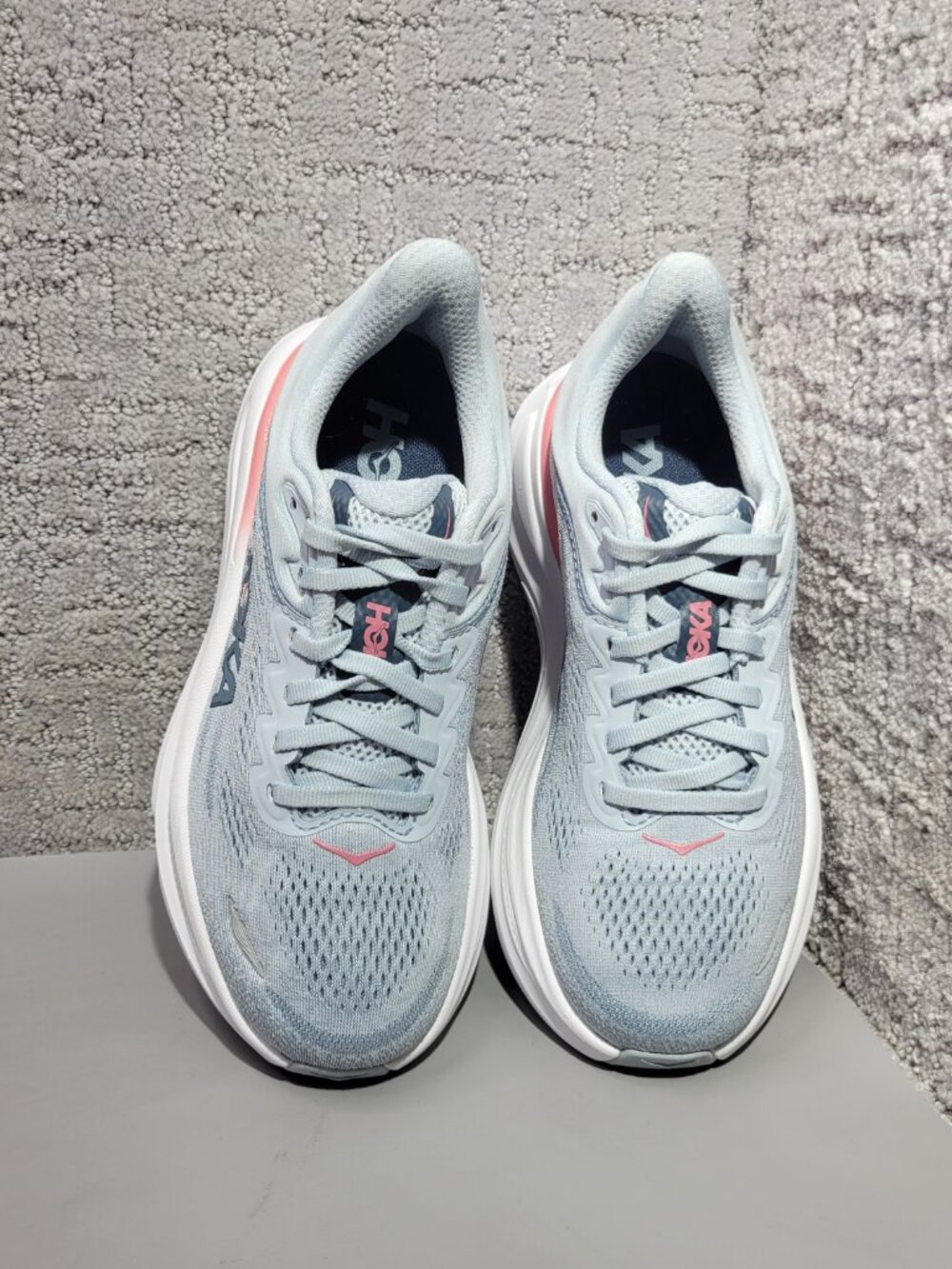 Hoka One One Bondi 9 Wide Women's Size US 5.5D Mineral Blue/Washed Blue Sneakers - Picture 5 of 13